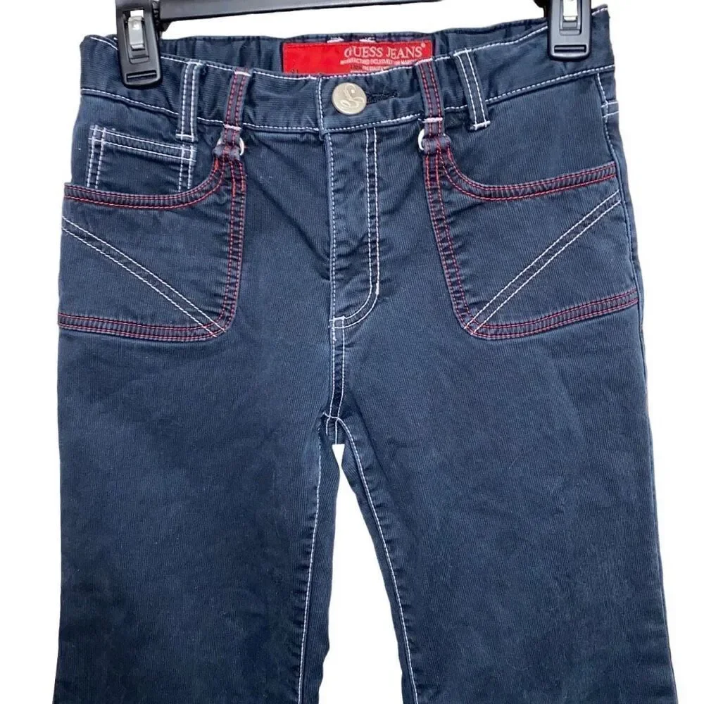 Vintage GUESS for Marciano Navy Bootcut Cargo Pants